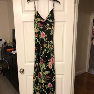 Floral evening gown
